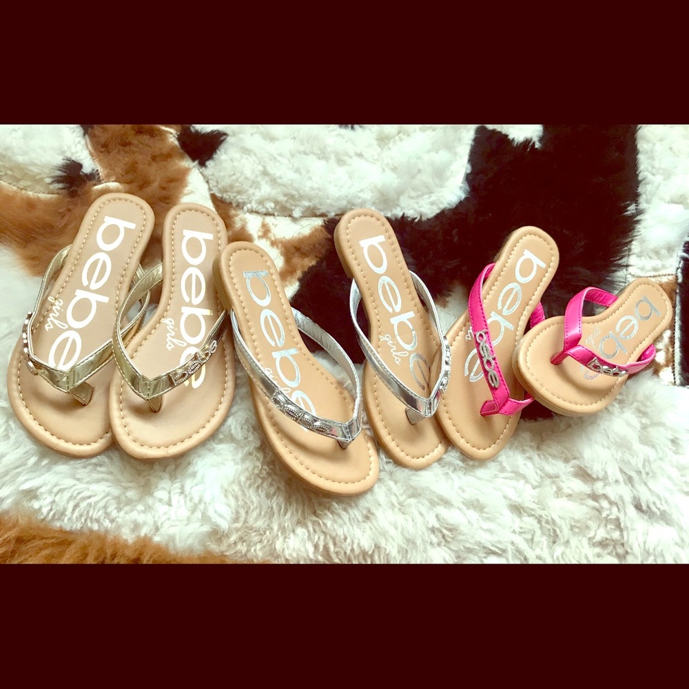 Bebe sandals for little Girls size 13